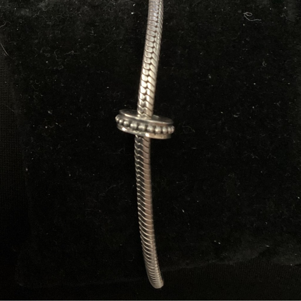 Reflection Beads Snake Design Charm Bracelet 925 … - image 5